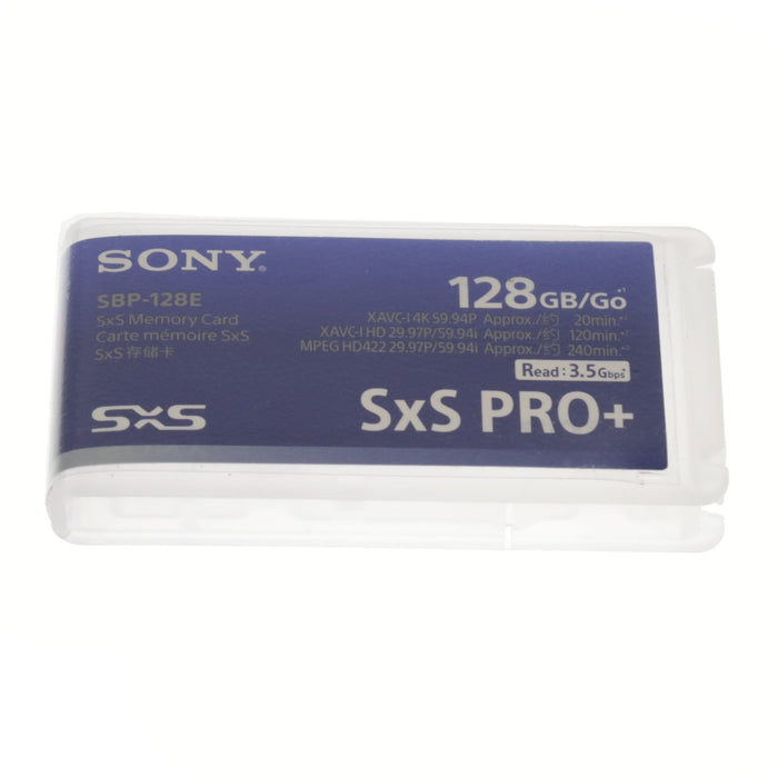 【中古品】SONY SBP-128E SxS PRO+ メモリーカード 128GB