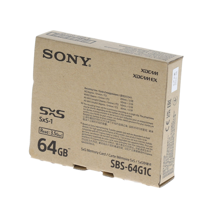 【中古品】SONY SBS-64G1C SxS-1メモリーカード 64GB