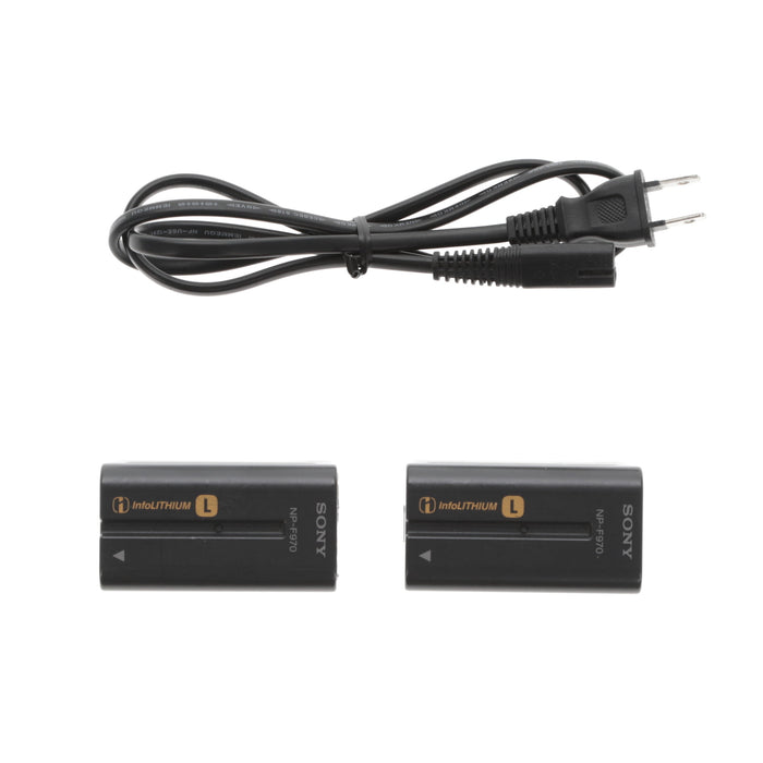 【中古品】SONY AC-VQ1051D ACアダプター/チャージャー(バッテリーパック2個付属)