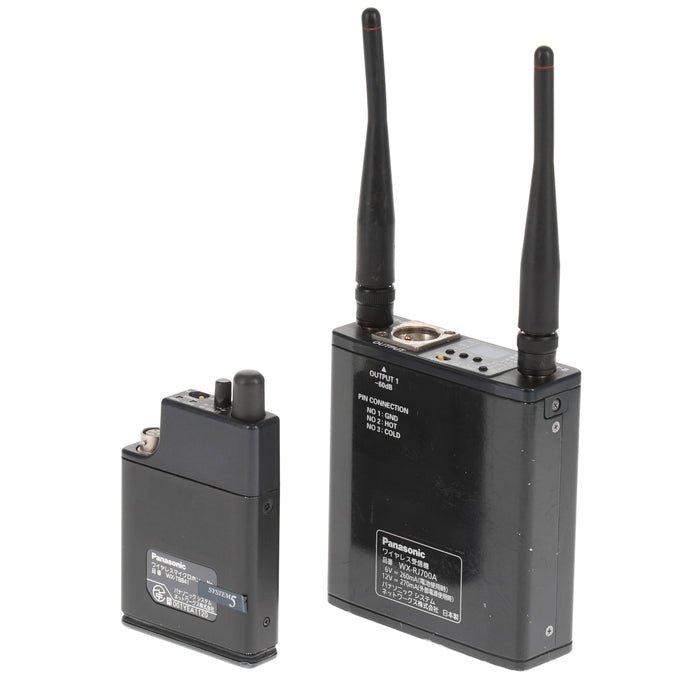 【中古品】RAMSA WX-RJ700A ＋ WX-TB841 800MHz帯ENG/EFPワイヤレス送受信機セット