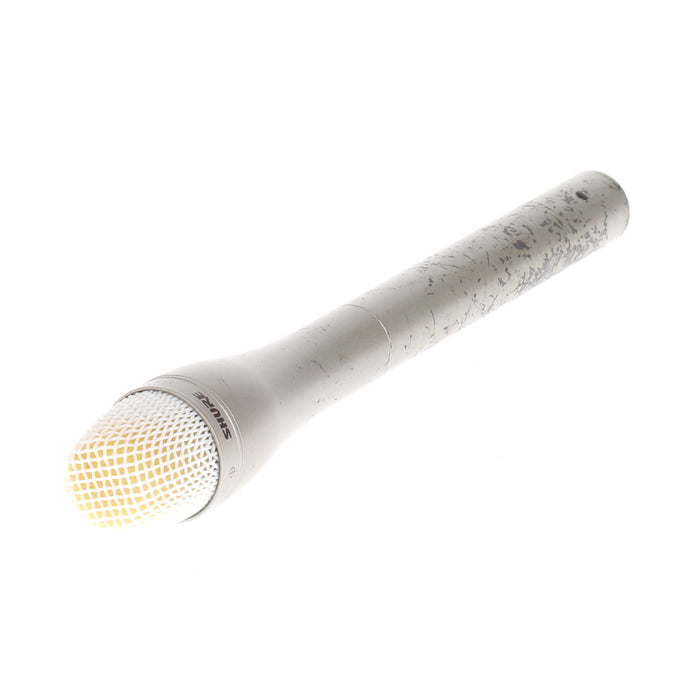 【中古品】SHURE SM63L ダイナミック型インタビューマイクロホン(ロング/シャンパンゴールド)