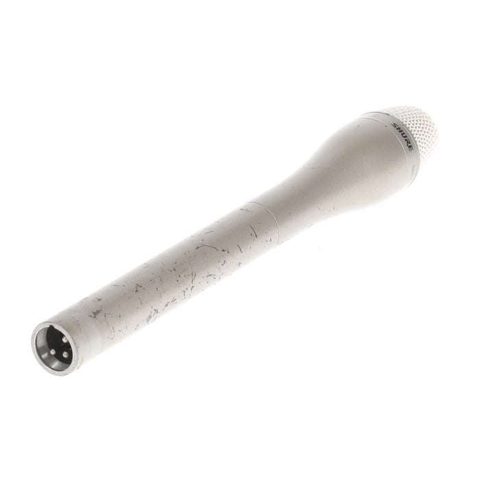 【中古品】SHURE SM63L ダイナミック型インタビューマイクロホン(ロング/シャンパンゴールド)