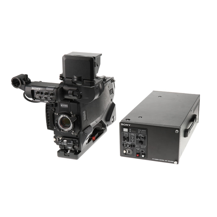 【中古品】SONY HDC-4300/T + HDCU-2500/T + BPU-4000 + RCP-1501 マルチフォーマットポータブルカメラ ＋ カメラコントロールユニット ＋ ベースバンドプロセッサーユニット