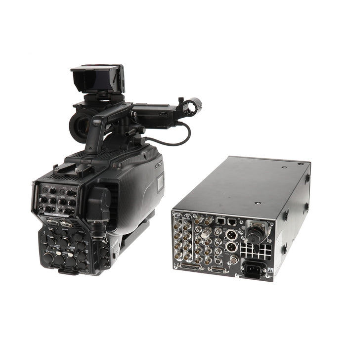【中古品】SONY HDC-4300/T + HDCU-2500/T + BPU-4000 + RCP-1501 マルチフォーマットポータブルカメラ ＋ カメラコントロールユニット ＋ ベースバンドプロセッサーユニット