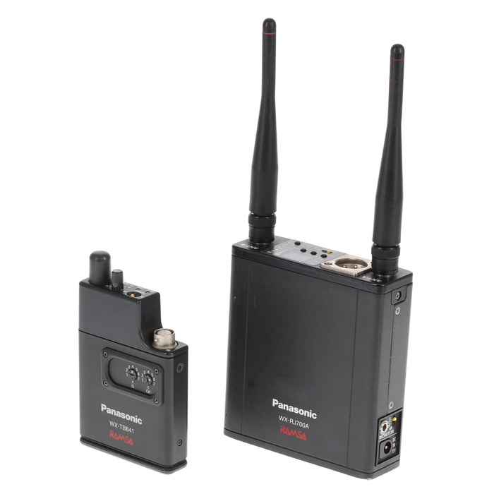 【中古品】RAMSA WX-RJ700A ＋ WX-TB841 800MHz帯ENG/EFPワイヤレス送受信機セット