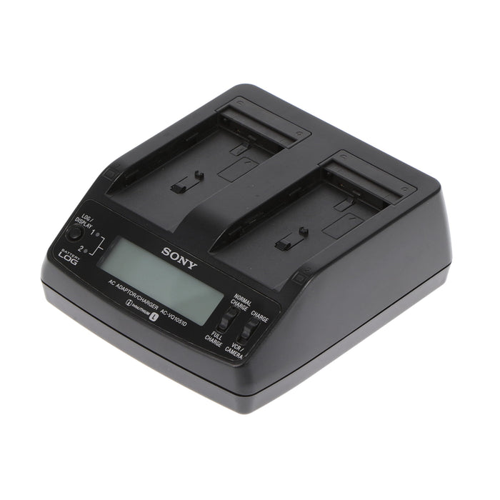 【中古品】SONY AC-VQ1051D ACアダプター/チャージャー(バッテリーパック2個付属)