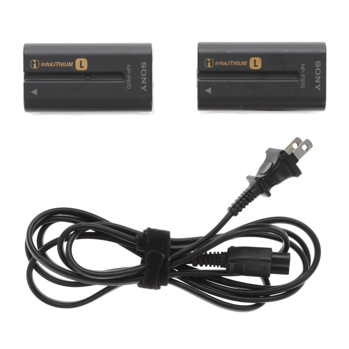 【中古品】SONY AC-VQ1051D ACアダプター/チャージャー(バッテリーパック2個付属)