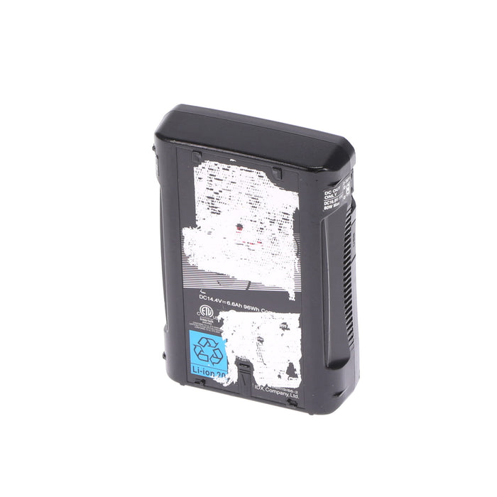 【中古品】IDX DUO-C98 Vマウントタイプリチウムイオンバッテリー(96Wh)