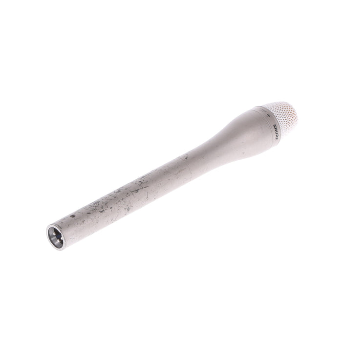 【中古品】SHURE SM63L ダイナミック型インタビューマイクロホン(ロング/シャンパンゴールド)