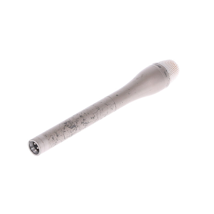 【中古品】SHURE SM63L ダイナミック型インタビューマイクロホン(ロング/シャンパンゴールド)
