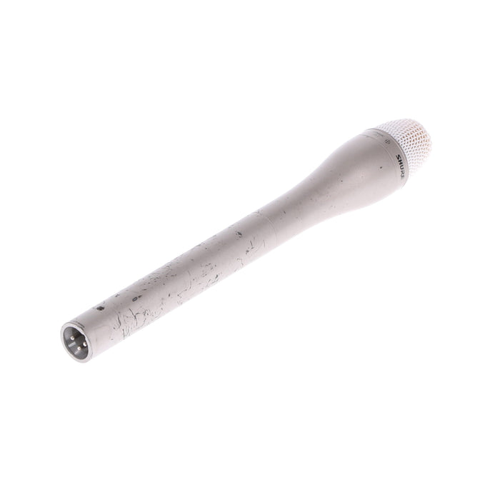 【中古品】SHURE SM63L ダイナミック型インタビューマイクロホン(ロング/シャンパンゴールド)