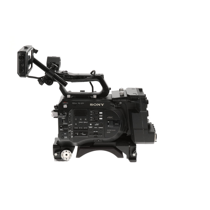 【中古品】SONY PXW-FS7M2 + XDCA-FS7 ＋ VCT-FS7 XDCAMメモリーカムコーダー(ボディのみ)(拡張ユニット/ライトウェイトロッドサポート付属)