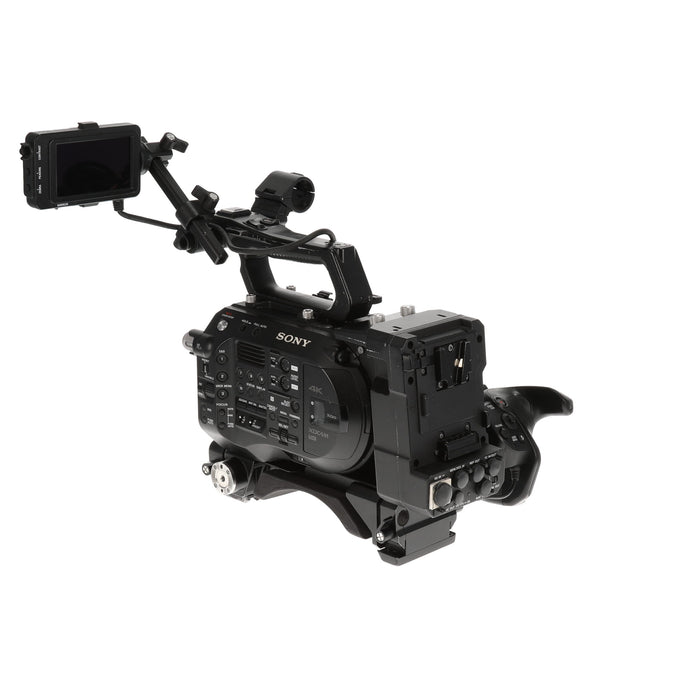 【中古品】SONY PXW-FS7M2 + XDCA-FS7 ＋ VCT-FS7 XDCAMメモリーカムコーダー(ボディのみ)(拡張ユニット/ライトウェイトロッドサポート付属)