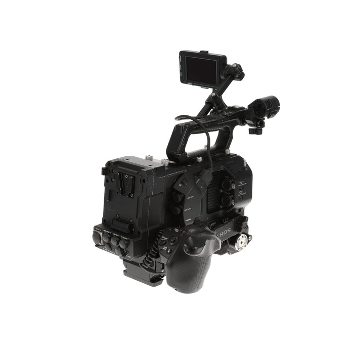 【中古品】SONY PXW-FS7M2 + XDCA-FS7 ＋ VCT-FS7 XDCAMメモリーカムコーダー(ボディのみ)(拡張ユニット/ライトウェイトロッドサポート付属)