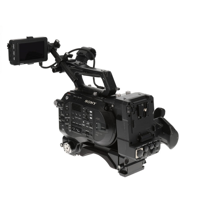 【中古品】SONY PXW-FS7M2 + XDCA-FS7 ＋ VCT-FS7 XDCAMメモリーカムコーダー(ボディのみ)(拡張ユニット/ライトウェイトロッドサポート付属)