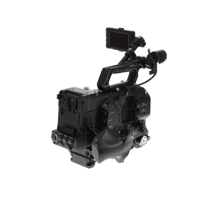【中古品】SONY PXW-FS7M2 + XDCA-FS7 ＋ VCT-FS7 XDCAMメモリーカムコーダー(ボディのみ)(拡張ユニット/ライトウェイトロッドサポート付属)