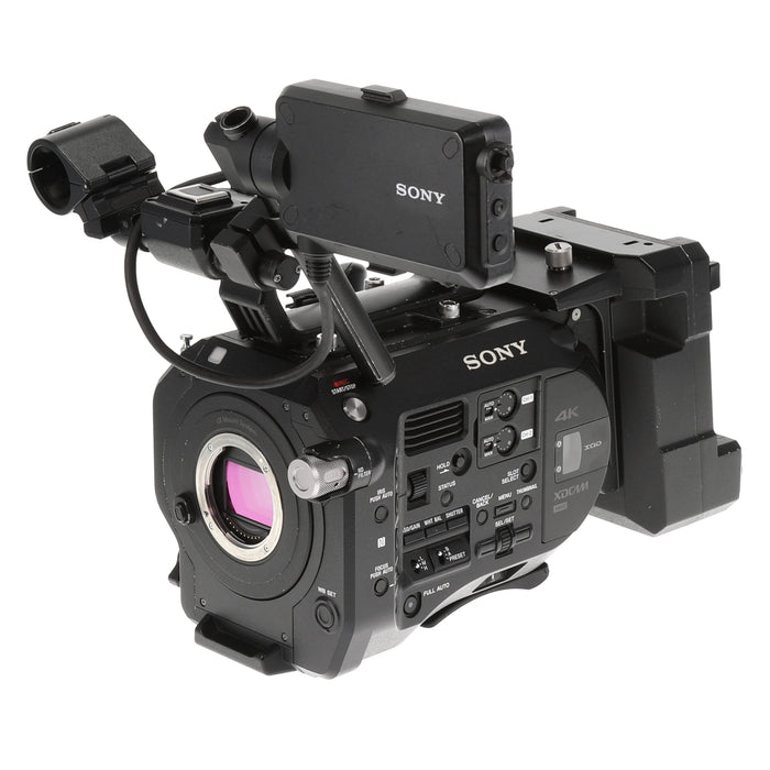 【中古品】SONY PXW-FS7 + XDCA-FS7 XDCAMメモリーカムコーダー(ボディのみ)(拡張ユニット付属)