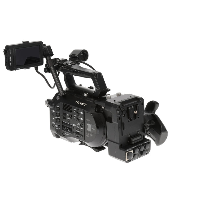 【中古品】SONY PXW-FS7 + XDCA-FS7 XDCAMメモリーカムコーダー(ボディのみ)(拡張ユニット付属)