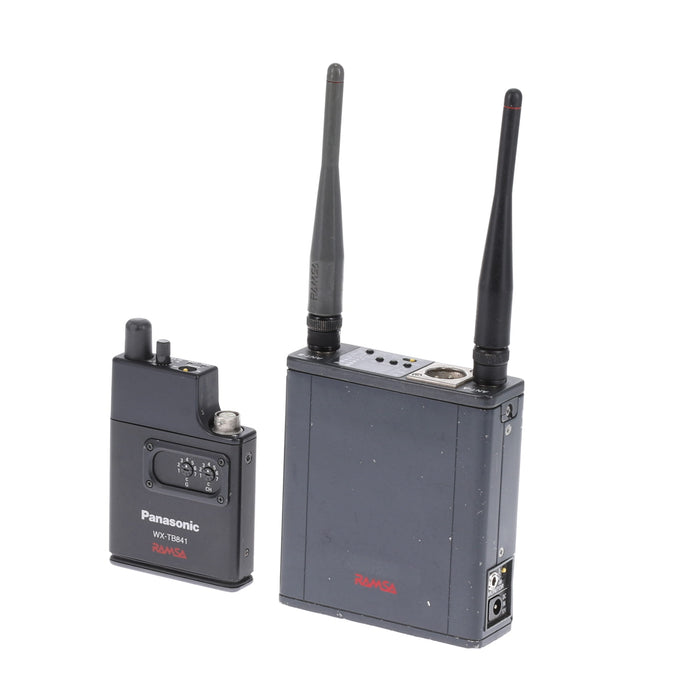 【中古品】RAMSA WX-RJ700 ＋ WX-TB841 800MHz帯ENG/EFPワイヤレス送受信機セット