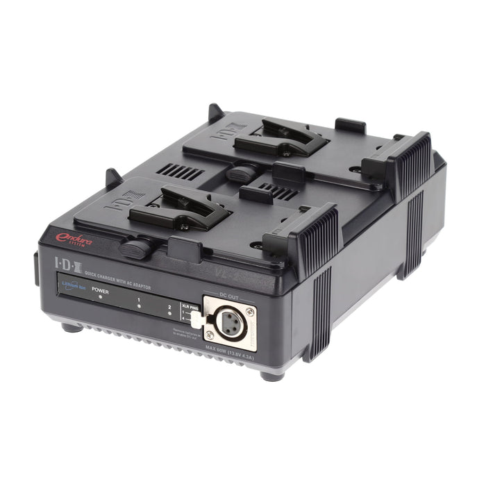 【中古品】IDX VL-2PLUS ACアダプター機能付2チャンネル順次急速充電器
