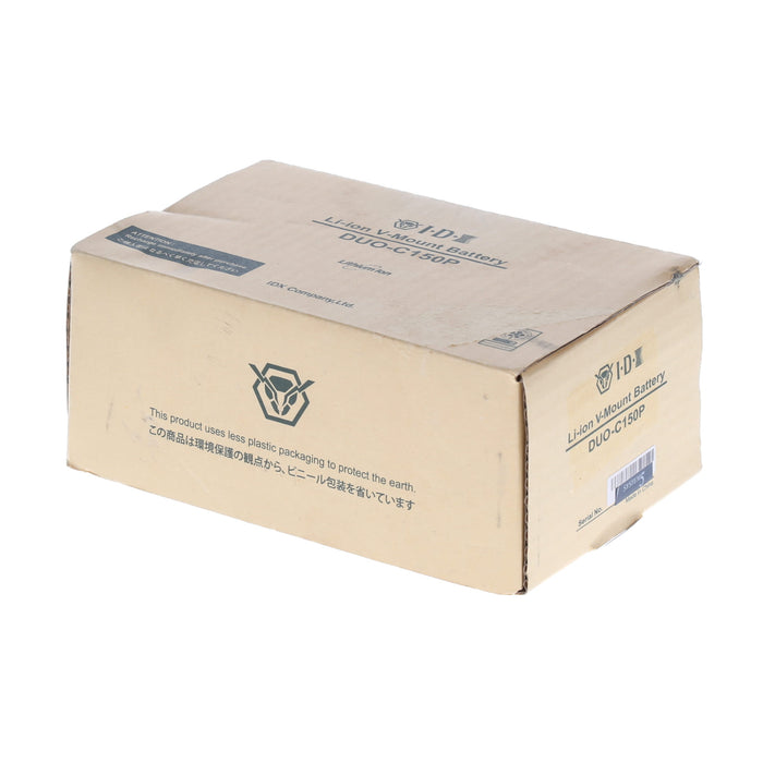 【中古品】IDX DUO-C150P PD規格対応 Vマウントタイプリチウムイオンバッテリー(150Wh)