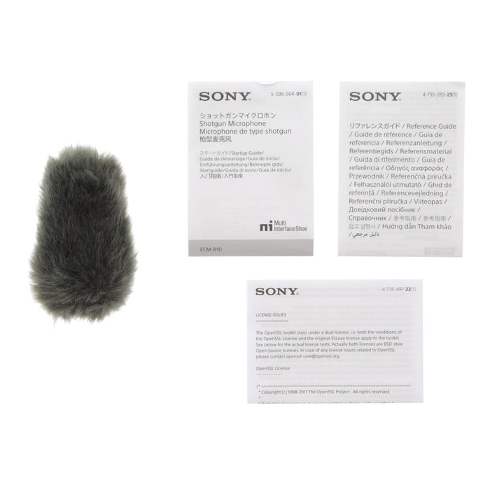 【中古品】SONY ECM-B10 ショットガンマイクロホン