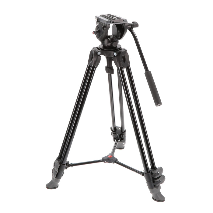 【中古品】Manfrotto MVH500A + MVT502AM 三脚キット