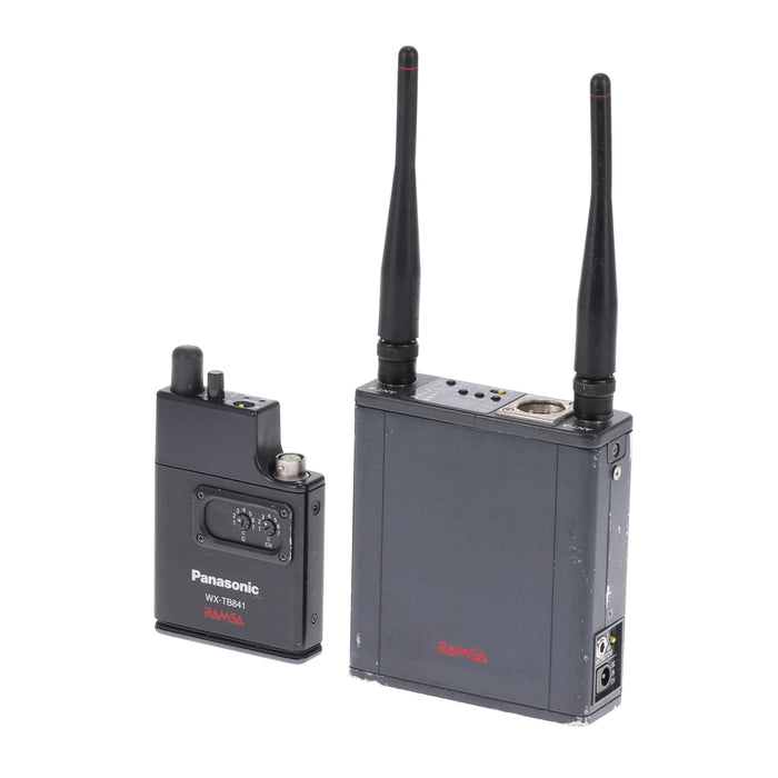 【中古品】RAMSA WX-RJ700 ＋ WX-TB841 800MHz帯ENG/EFPワイヤレス送受信機セット
