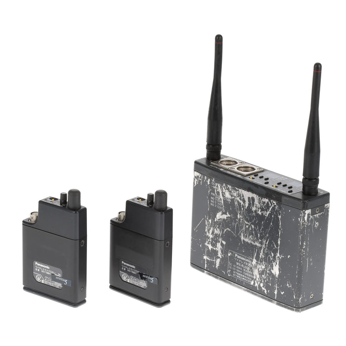 【中古品】RAMSA WX-RJ800 ＋ WX-TB841 ×2 800MHz帯ENG/EFPデュアルチャンネル型ワイヤレス送受信機セット