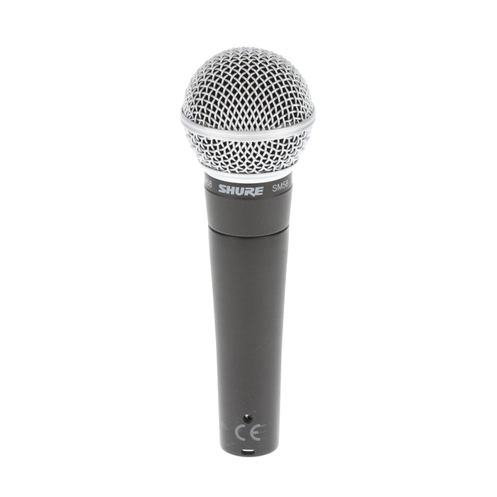 【中古品】SHURE SM58 ダイナミック型ハンドヘルドマイクロホン(スイッチ無)