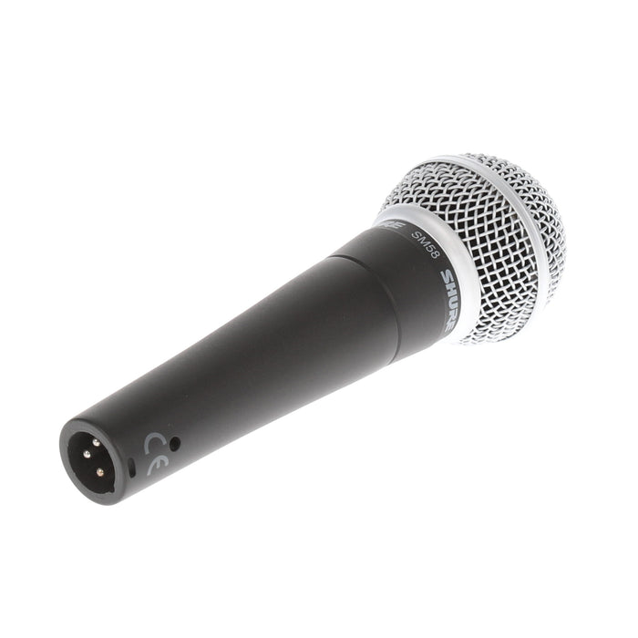 【中古品】SHURE SM58 ダイナミック型ハンドヘルドマイクロホン(スイッチ無)