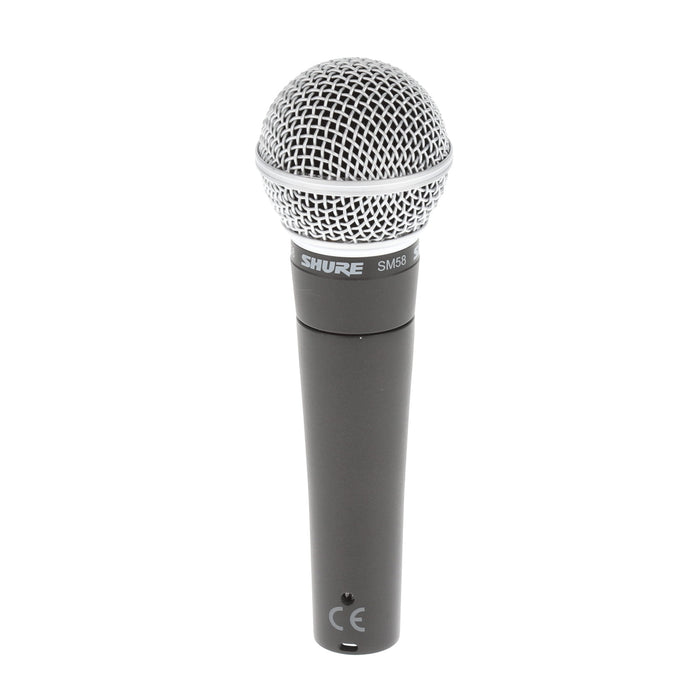 【中古品】SHURE SM58 ダイナミック型ハンドヘルドマイクロホン(スイッチ無)