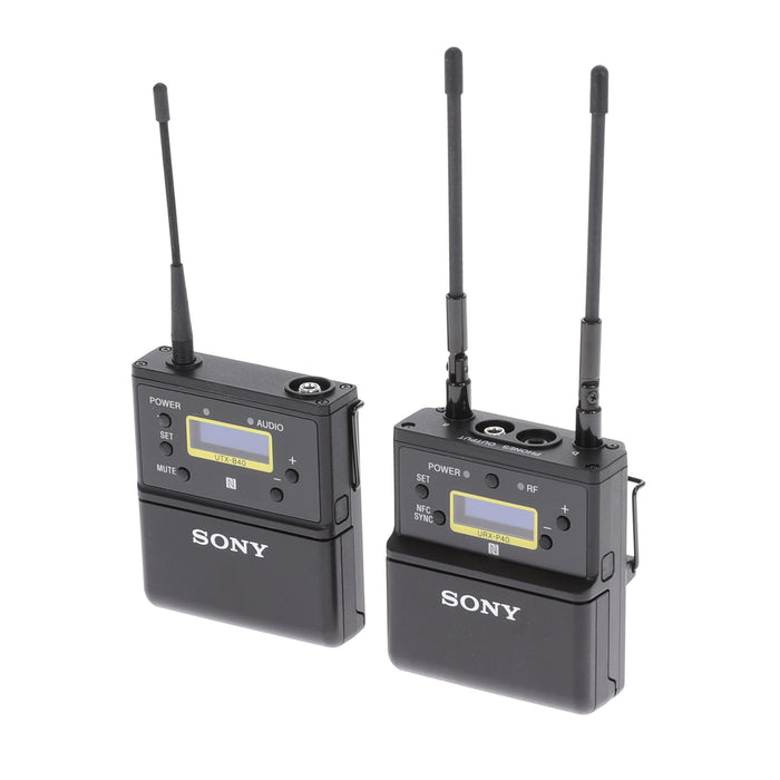【中古品】SONY UWP-D21 B帯アナログワイヤレスマイクロホンパッケージ(ボディーパックトランスミッター/ポータブルチューナー)
