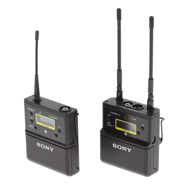 【中古品】SONY UWP-D21 B帯アナログワイヤレスマイクロホンパッケージ(ボディーパックトランスミッター/ポータブルチューナー)