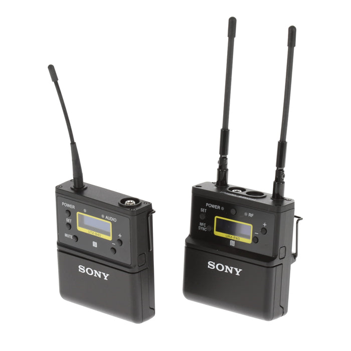 【中古品】SONY UWP-D21 B帯アナログワイヤレスマイクロホンパッケージ(ボディーパックトランスミッター/ポータブルチューナー)