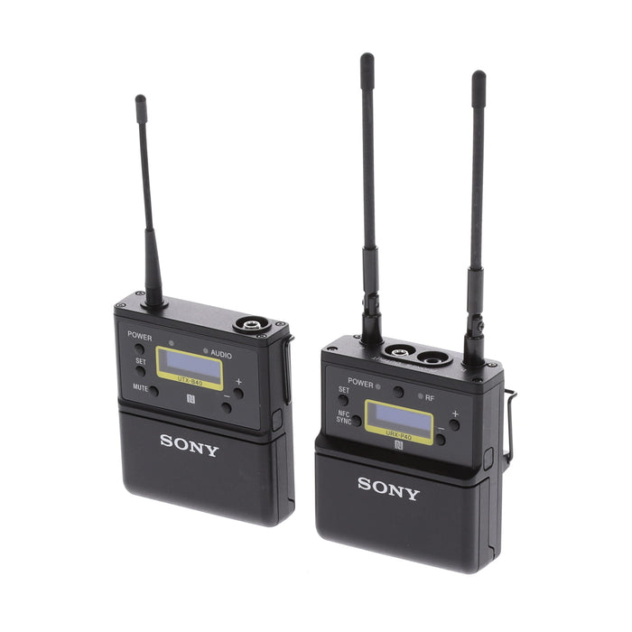 【中古品】SONY UWP-D21 B帯アナログワイヤレスマイクロホンパッケージ(ボディーパックトランスミッター/ポータブルチューナー)