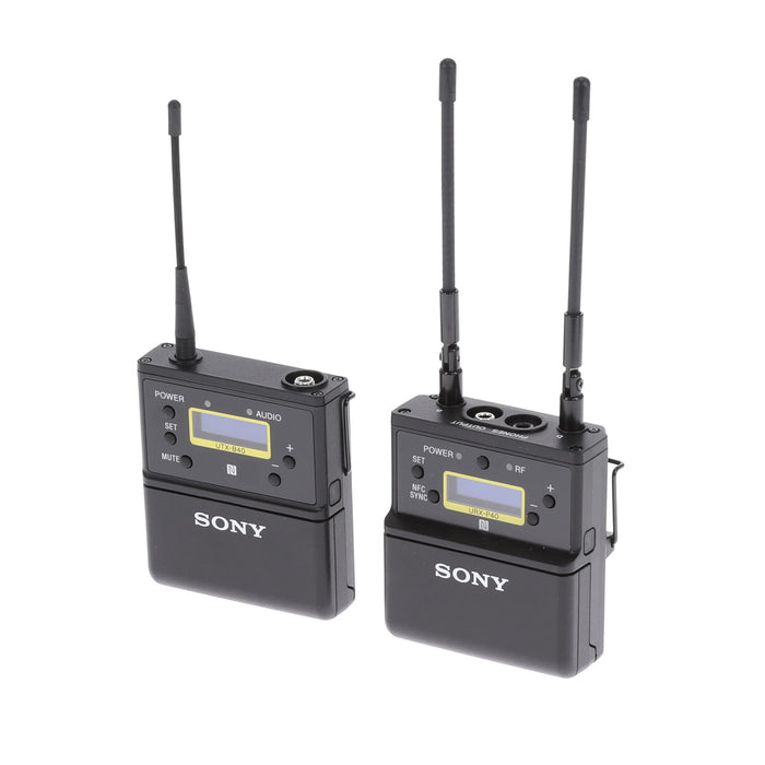 【中古品】SONY UWP-D21 B帯アナログワイヤレスマイクロホンパッケージ(ボディーパックトランスミッター/ポータブルチューナー)