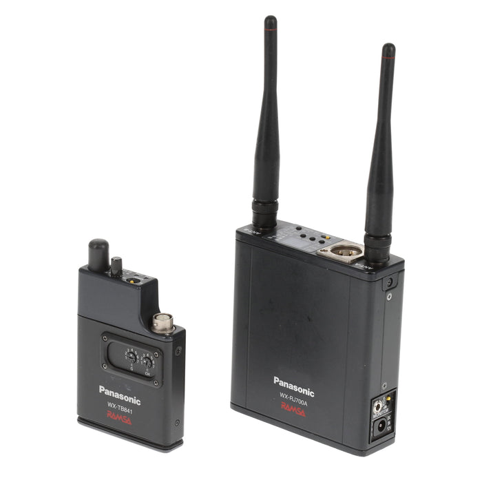 【中古品】RAMSA WX-RJ700A ＋ WX-TB841 800MHz帯ENG/EFPワイヤレス送受信機セット
