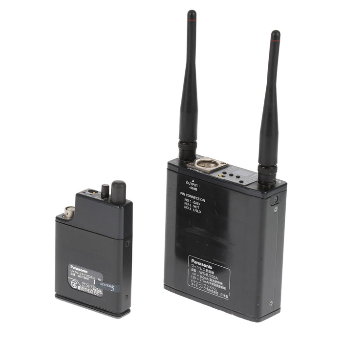 【中古品】RAMSA WX-RJ700A ＋ WX-TB841 800MHz帯ENG/EFPワイヤレス送受信機セット