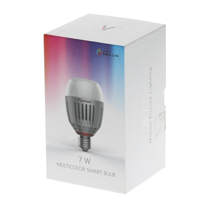 【中古品】Aputure APB7C アクセントB7c マルチカラーLED 電球（E26/27口金）