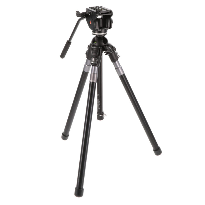 【中古品】Manfrotto 701HDV + 458B ビデオ三脚キット