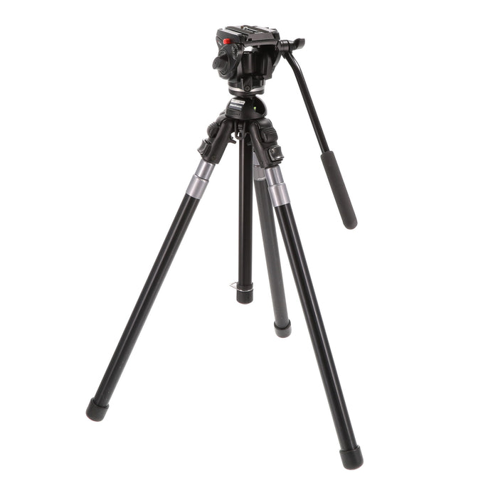 【中古品】Manfrotto 701HDV + 458B ビデオ三脚キット
