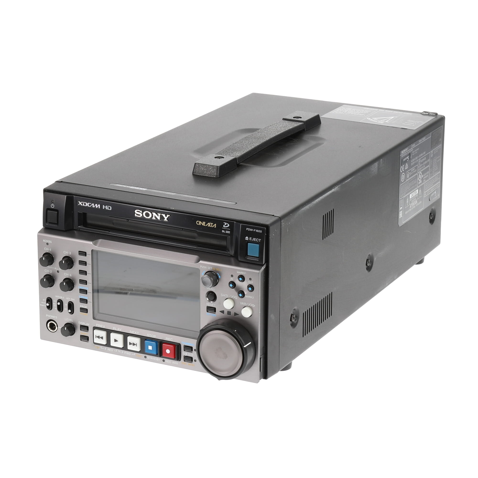 中古品】SONY PDW-F1600 XDCAM HD422レコーダー - 業務用撮影・映像