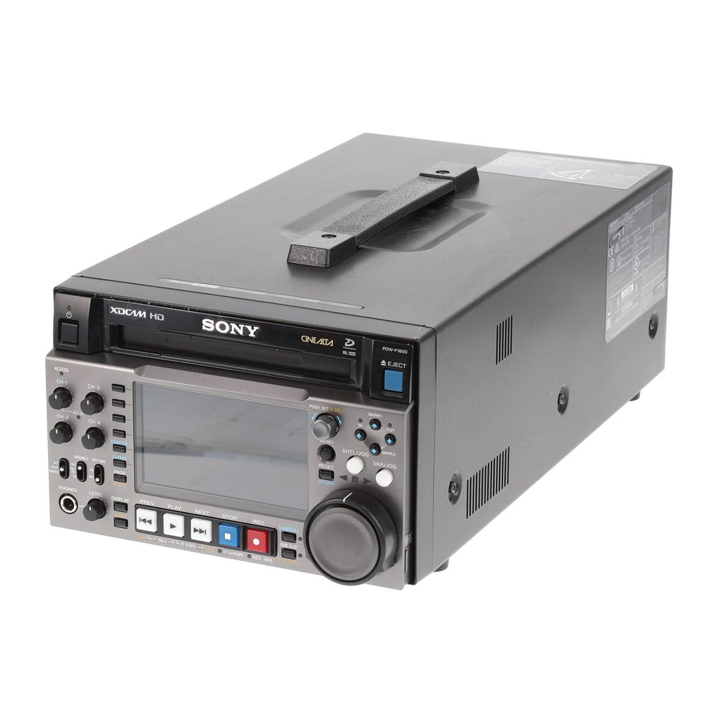 中古品】SONY PDW-F1600 XDCAM HD422レコーダー - 業務用撮影・映像