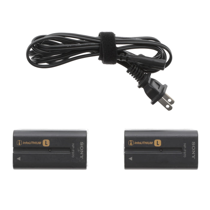 【中古品】SONY AC-VQ1051D ACアダプター/チャージャー(バッテリーパック2個付属)