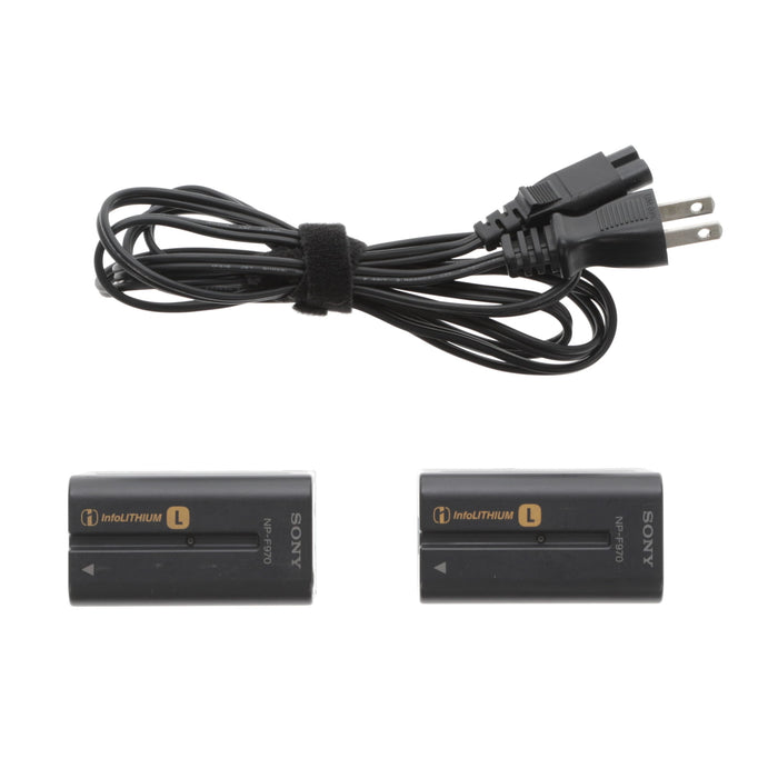 【中古品】SONY AC-VQ1051D ACアダプター/チャージャー(バッテリーパック2個付属)