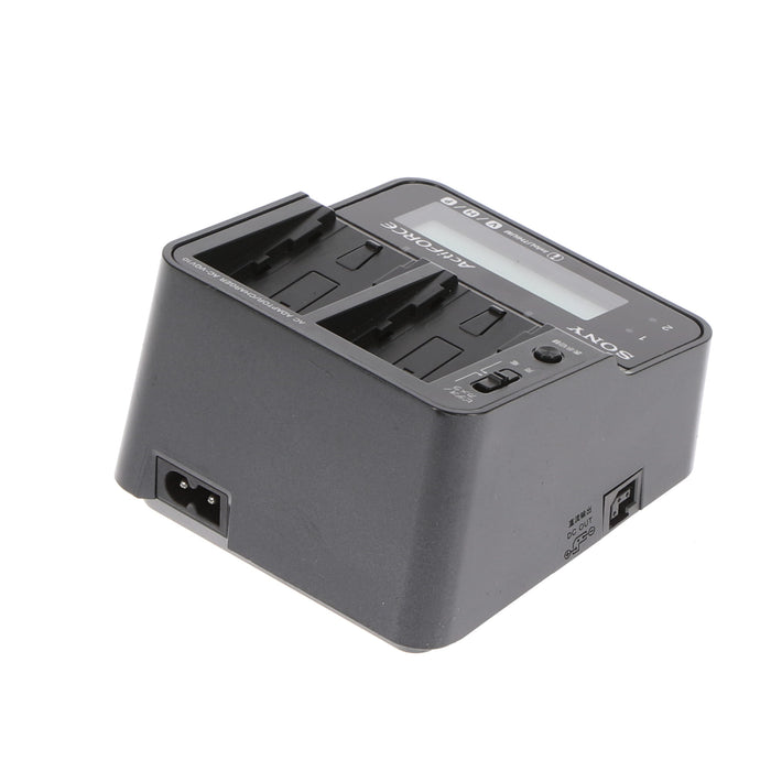 【中古品】SONY AC-VQV10 ACアダプター/チャージャー(バッテリーパック2個付属)