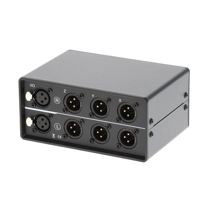 【中古品】DOUKAUDIO MC103-Pro (I/O XLRメス端子） Little Bear MC103-Pro 1(3)-IN-3(1)-OUT XLRバランスオーディオコンバーター ステレオパッシブセレクタースイッチャー