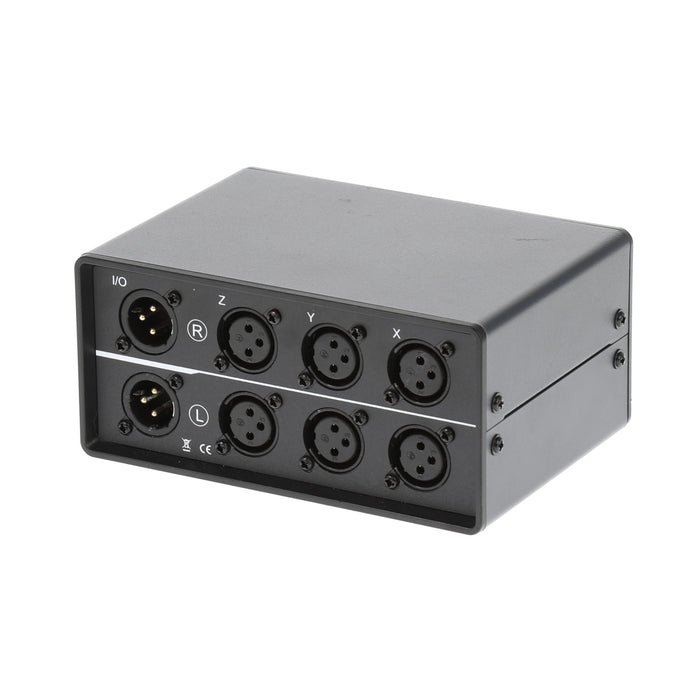 【中古品】DOUKAUDIO MC103-Pro (I/O XLRオス端子） Little Bear MC103-Pro 1(3)-IN-3(1)-OUT XLRバランスオーディオコンバーター ステレオパッシブセレクタースイッチャー