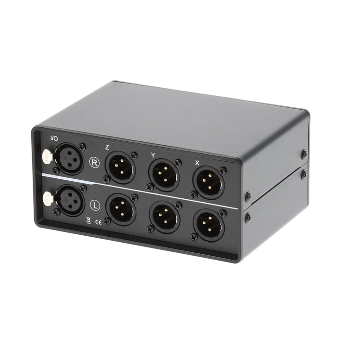 【中古品】DOUKAUDIO MC103-Pro (I/O XLRメス端子） Little Bear MC103-Pro 1(3)-IN-3(1)-OUT XLRバランスオーディオコンバーター ステレオパッシブセレクタースイッチャー